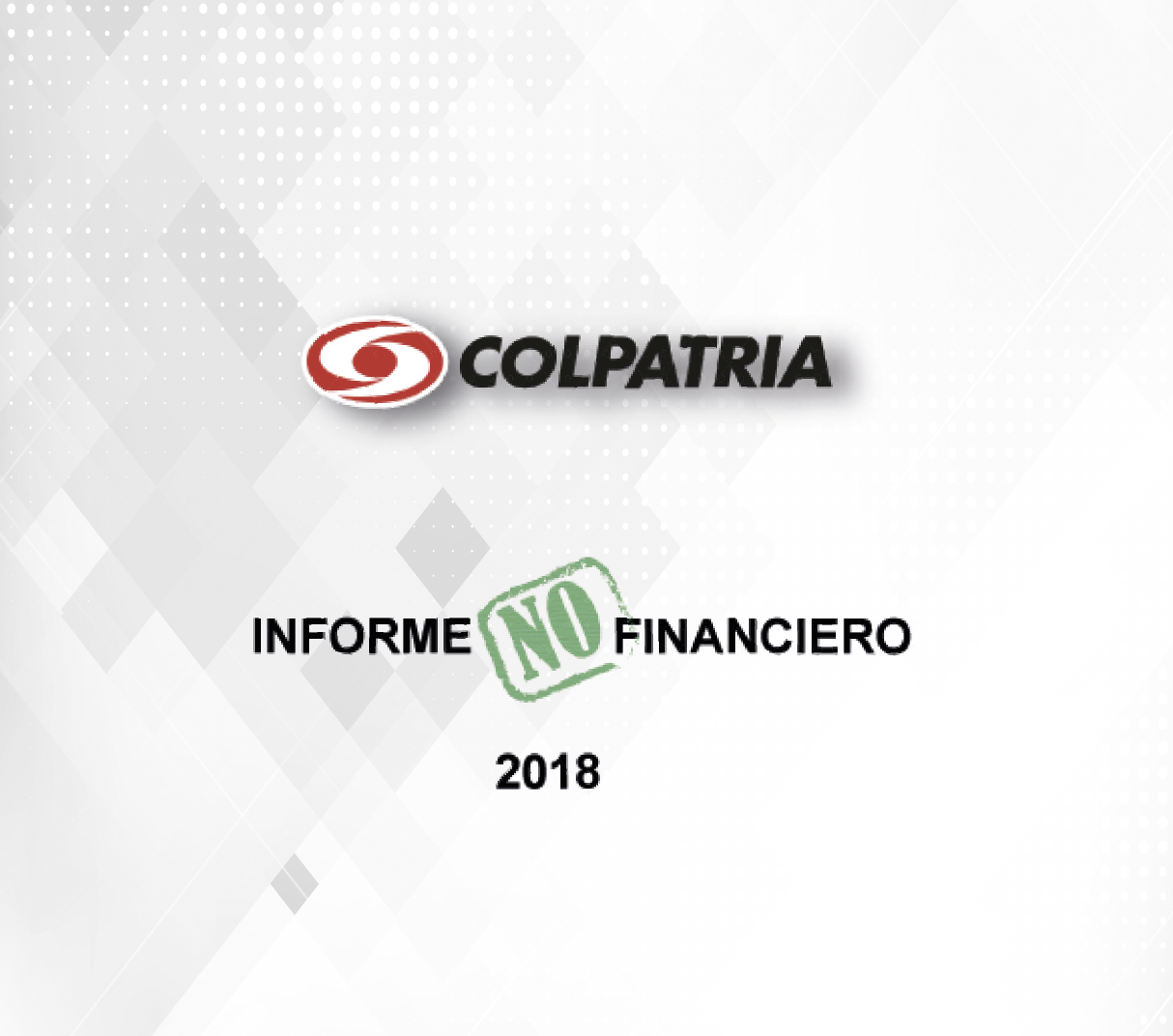 Informe no financiero Colpatria 2018